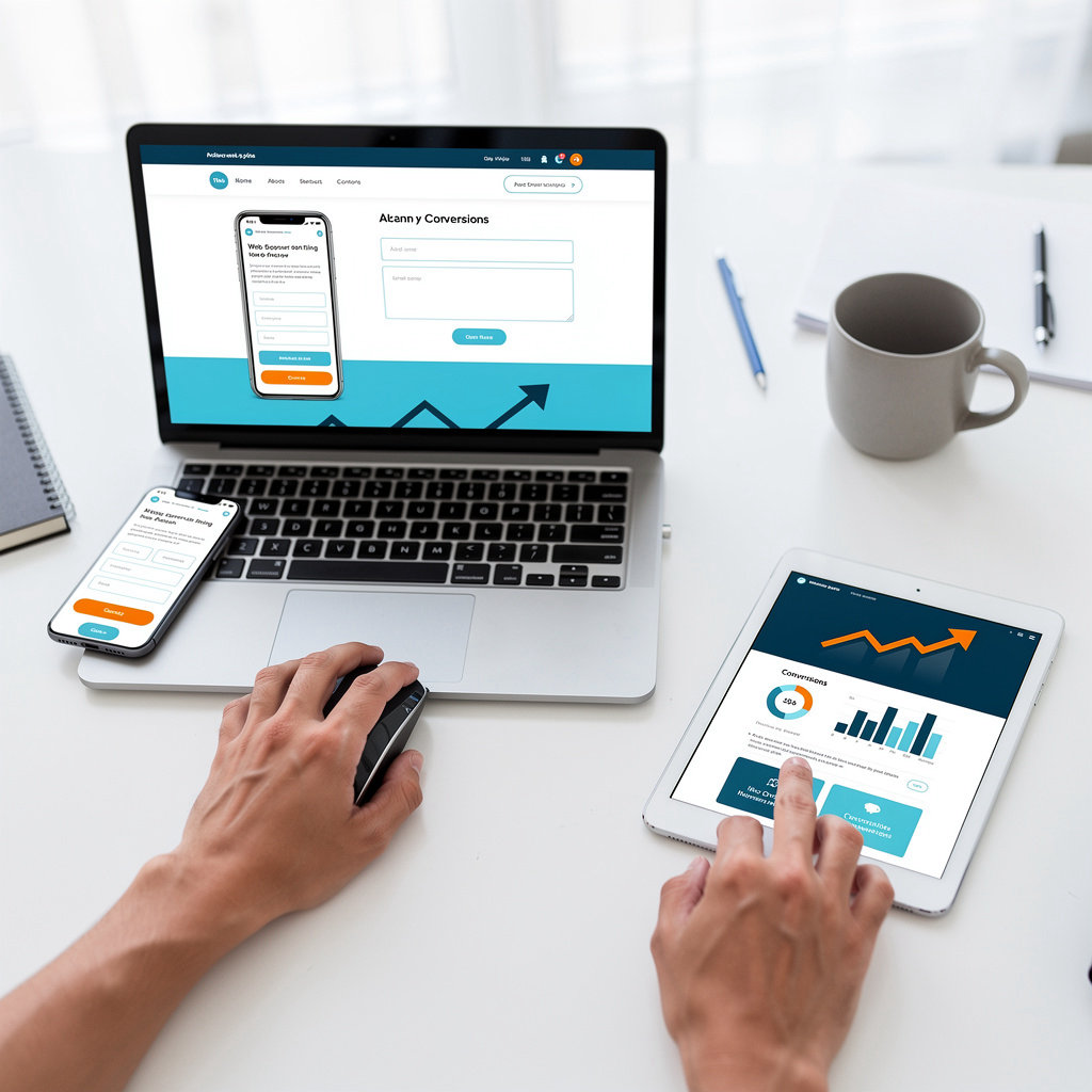 Zynthix Solution professional web design services for Buffalo businesses - modern responsive website on laptop and mobile devices